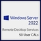 Windows Server 2022 Remote Desktop Services 50 User / Device Cals Global Key