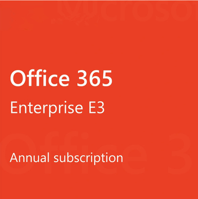 Office 365 Enterprise E3 100 χρήστες Ένα έτος συνδρομή Κλειδί άδειας για PC/Mac