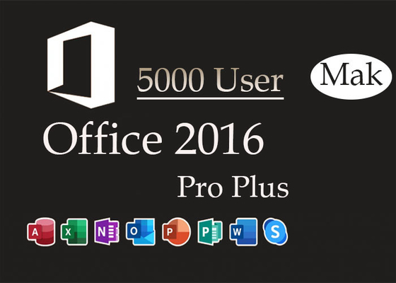 Mak 5000pc 2016 επαγγελματίας συν τη βασική, σφαιρική άδεια το βασικό Excel 2016 προϊόντων
