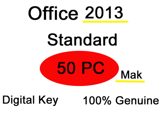 50 βασική στιγμιαία παράδοση αδειών γραφείων 2013 PC, κλειδί προϊόντων της Microsoft Access 2013 διάρκειας ζωής
