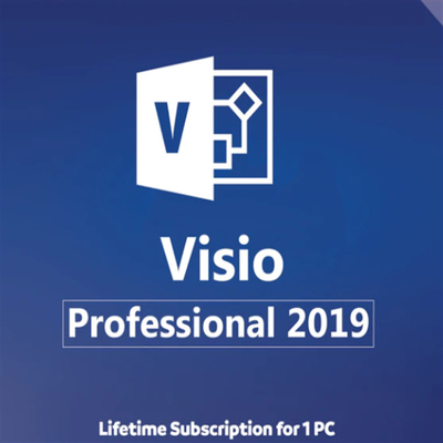 Σε απευθείας σύνδεση επαγγελματικό κλειδί 32 της Microsoft Visio 2019 εξηντατετράμπιτο